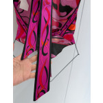 Pucci Orchidee floral-print top ✨ crafted from 100% silk twill, featuring a signature Orchidee marble print all over, a halter neckline with a backless lace-up design. Each printed piece is unique. Size: one size fits all