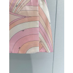 Pucci Vivra floral print skirt ✨ 100% twill silk, Iride floral print silk wrap skirt with a simple silhouette, featuring snap buttons, available in pink and nude sizes: 36, 38, 40, 42