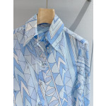 PucciManuba cotton shirt ✨ is made of lightweight 100% high-count cotton fabric, providing a comfortable and natural feel. It accurately interprets the Manuba print. Size: S M L XL