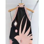 Pucci Stella silk dress ✨ This Stella printed dress features the iconic "Stella" pattern in a silk twill fabric, with a backless neckline, open back, and asymmetric hem design. Size options: 36, 38, 40, 42