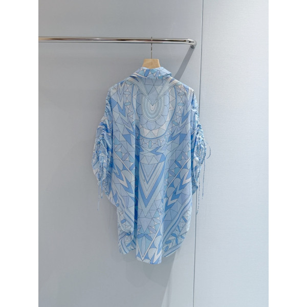 Pucci pleated sleeve dress ✨ is made of lightweight 100% high-count cotton fabric, providing a comfortable and lightweight texture. Size options include: 36, 38, 40, 42
