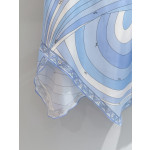 Pucci irregular skirt ✨ This scarf-style skirt features asymmetric lines and smooth 100% heavyweight twill silk fabric. Size options: 36, 38, 40, 42