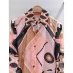 Pucci Vivara Placement‑Print Shirt ✨ Made of lightweight 100% high‑count cotton fabric.  Sizes: S, M, L, XL
