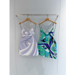 Pucci Draped Slip Dress ✨ From the Passepartout collection.  Sizes: 36, 38, 40, 42