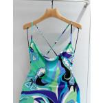 Pucci Draped Slip Dress ✨ From the Passepartout collection.  Sizes: 36, 38, 40, 42
