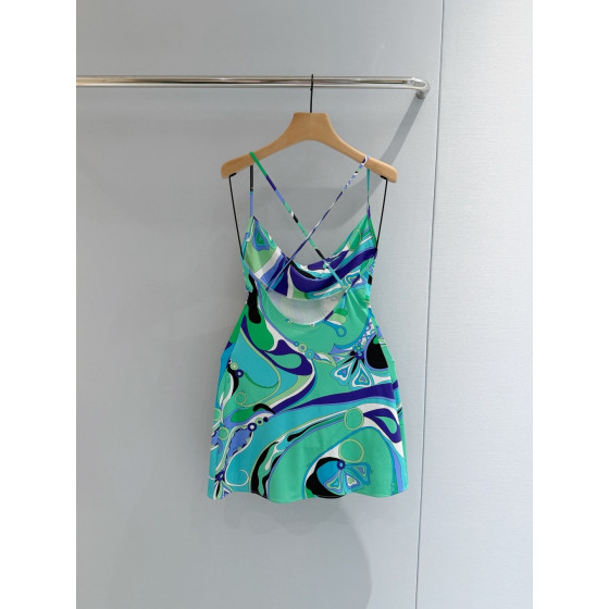 Pucci Draped Slip Dress ✨ From the Passepartout collection.  Sizes: 36, 38, 40, 42