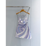 Pucci Draped Slip Dress ✨ From the Passepartout collection.  Sizes: 36, 38, 40, 42