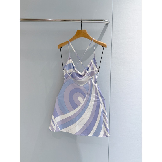 Pucci Draped Slip Dress ✨ From the Passepartout collection.  Sizes: 36, 38, 40, 42