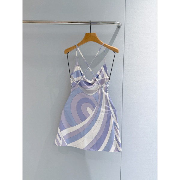 Pucci Draped Slip Dress ✨ From the Passepartout collection.  Sizes: 36, 38, 40, 42