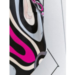 Pucci Marmo‑Print Top ✨ 100% silk twill. All‑over signature Marmo geometric swirl print. Halter‑neck style with open‑back tie closure. Each printed piece is unique.  Size: One‑size‑fits‑all