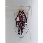Pucci Marmo‑Print Top ✨ 100% silk twill. All‑over signature Marmo geometric swirl print. Halter‑neck style with open‑back tie closure. Each printed piece is unique.  Size: One‑size‑fits‑all