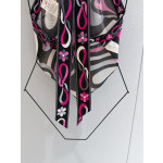 Pucci Marmo‑Print Top ✨ 100% silk twill. All‑over signature Marmo geometric swirl print. Halter‑neck style with open‑back tie closure. Each printed piece is unique.  Size: One‑size‑fits‑all
