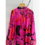 Pucci Caftan‑Style Dress ✨ Long soft sleeves amplify fluid movement, while the V‑neck elongates the silhouette with understated elegance.  Sizes: S, M, L, XL