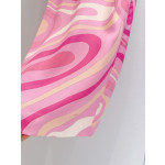 Pucci Printed Dress ✨ 100% heavyweight silk twill with Labirinto pink swirl print. Lined with tulle. Wide fixed round neck, concealed back zipper and straight hem.  Sizes: 36, 38, 40, 42
