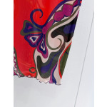 Pucci Sheer Tulle Midi Skirt ✨ All‑over print with the archival "Marmo" swirl motif. Crafted from lightweight stretch tulle mesh. Tailored cut with elastic waistband and delicate ruffle trim.  Sizes: 36, 38, 40, 42