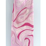 Pucci Strap Silk Dress ✨ 100% silk crepe. V‑neck pull‑on style with Marmo print motif. Side slit, lightweight fabric with fluid drape.  Sizes: 36, 38, 40, 42