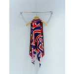 Pucci Labirinto Halter Top ✨ 100% silk twill with signature psychedelic swirl print. Halter tie design, adjustable hem and open‑back construction.  Size: One‑size‑fits‑all