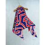 Pucci Labirinto Halter Top ✨ 100% silk twill with signature psychedelic swirl print. Halter tie design, adjustable hem and open‑back construction.  Size: One‑size‑fits‑all