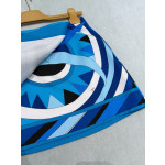 Pucci Vivara‑Print Midi Skirt ✨ 100% silk twill. Inspired by the islands of the Bay of Naples and their geometric shapes viewed from above.  Sizes: 36, 38, 40, 42