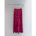 Pucci Vivara Silk Wide‑Leg Pants ✨ Heavy‑weight 19‑momme silk twill, adorned with the vibrant Vivara marble placement print. Side‑zip closure.  Sizes: 36, 38, 40, 42