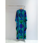 Pucci Silk Caftan‑Style Dress ✨ Crafted from premium 100% heavyweight silk twill. Boasts an effortless fluid silhouette for graceful movement.  Sizes: 36, 38, 40, 42