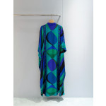 Pucci Silk Caftan‑Style Dress ✨ Crafted from premium 100% heavyweight silk twill. Boasts an effortless fluid silhouette for graceful movement.  Sizes: 36, 38, 40, 42
