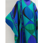 Pucci Silk Caftan‑Style Dress ✨ Crafted from premium 100% heavyweight silk twill. Boasts an effortless fluid silhouette for graceful movement.  Sizes: 36, 38, 40, 42