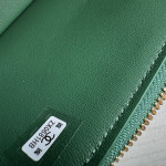 Top-grade crocodile pattern cowhide handheld makeup bag, LP style, with genuine leather interior and exterior, rice box bag, chain messenger bag, single shoulder bag, 19cm