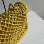 Top-level 26m cf large mini 20cm mesh chain bag, Coco Beach series woven fishing net bag, cross-body messenger bag