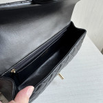 Top-level 26a Chanel cf large mini extended crossbody handle handle handle diamond pattern caviar pattern leather chain bag single shoulder messenger bag 25*12