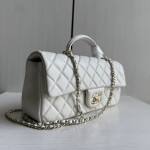 Top-level 26a Chanel cf large mini extended crossbody handle handle handle diamond pattern caviar pattern leather chain bag single shoulder messenger bag 25*12