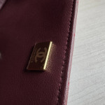 Top-grade 26a Chanel CF large mini extended style horizontal handle handle handle diamond pattern lambskin chain bag messenger bag 25*12