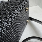 Top-tier Dior Lady Woven Bag with Drawstring Inner Pocket, Lady Woven Butterfly Knot Bag, Handbag, Crossbody Shoulder Bag