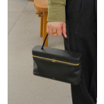 Top-tier CelinCE new style box bag frame, imported calfskin, genuine leather inside and outside, hand-twisted handbag, trunk bag, women's bag, 24*14