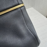 Top-tier CelinCE new style box bag frame, imported calfskin, genuine leather inside and outside, hand-twisted handbag, trunk bag, women's bag, 24*14