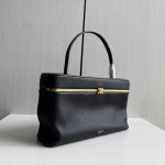 Top-tier CelinCE new style box bag frame, imported calfskin, genuine leather inside and outside, hand-twisted handbag, trunk bag, women's bag, 24*14