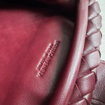 Top-grade bv woven lambskin clutch bag, chain shoulder bag, handbag, underarm bag, women's bag, 27*15