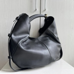 Top-grade Y Yangshulin MOMBASA hobo messenger bag, made of cowhide leather, single shoulder bag, large size, 31*48