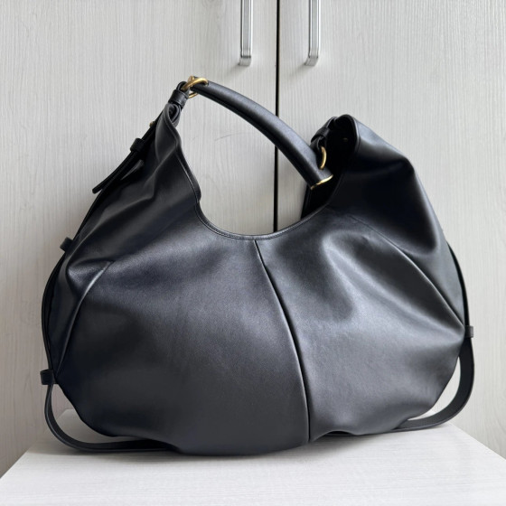 Top-grade Y Yangshulin MOMBASA hobo messenger bag, made of cowhide leather, single shoulder bag, large size, 31*48