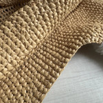Top-tier Yangshulin Icare Laffy straw woven bag, women's woven bag, lambskin maxi vintage bag, extra-large shopping bag, shoulder bag, small size 28*31