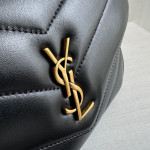 Top-grade Y Yangshulin V-pattern lambskin loulou small messenger bag cross-body shoulder bag 20*14