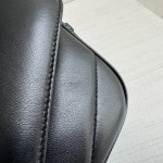 Top-grade Y Yangshulin V-pattern lambskin loulou small messenger bag cross-body shoulder bag 20*14