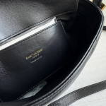 Top-grade Y Yangshulin V-pattern lambskin loulou small messenger bag cross-body shoulder bag 20*14