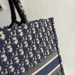 *Dior book tote embroidery canvas handbag shopping bag beach bag large size 42*34 small size 37*28