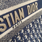 *Dior book tote embroidery canvas handbag shopping bag beach bag large size 42*34 small size 37*28
