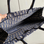 *Dior book tote embroidery canvas handbag shopping bag beach bag large size 42*34 small size 37*28