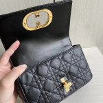 New Dior Cargo Rattan-patterned calfskin CD vintage chain messenger bag, large size 25cm, small size 20cm (with genuine leather inside and outside)