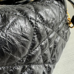 Dior Five-pointed star rice box bag, hobo messenger bag, canvas embroidery, chain, Tengge cracked leather washed sheepskin, shoulder bag, handbag, 22*13