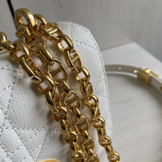 Dior Cargo Vintage Chain Crossbody Shoulder Bag, Small 20cm, Large 25cm, CD Montaigne, Vintage, Chain Crossbody Shoulder Bag, Small 20cm, Large 25cm