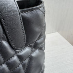 New Dior Lady 95.22 toujours series, vertical style, Teng pattern imported cowhide, vegetable basket bag, shopping bag, handbag, shoulder bag, cross-body bag, 16*18*12